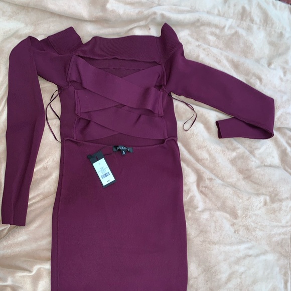 Off shoulder strap back dress - Picture 8 of 8